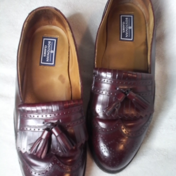 Bostonian Classic Cordova Wing Tip Old Skool Style  Loafers Men's Dress … - Picture 2 of 7